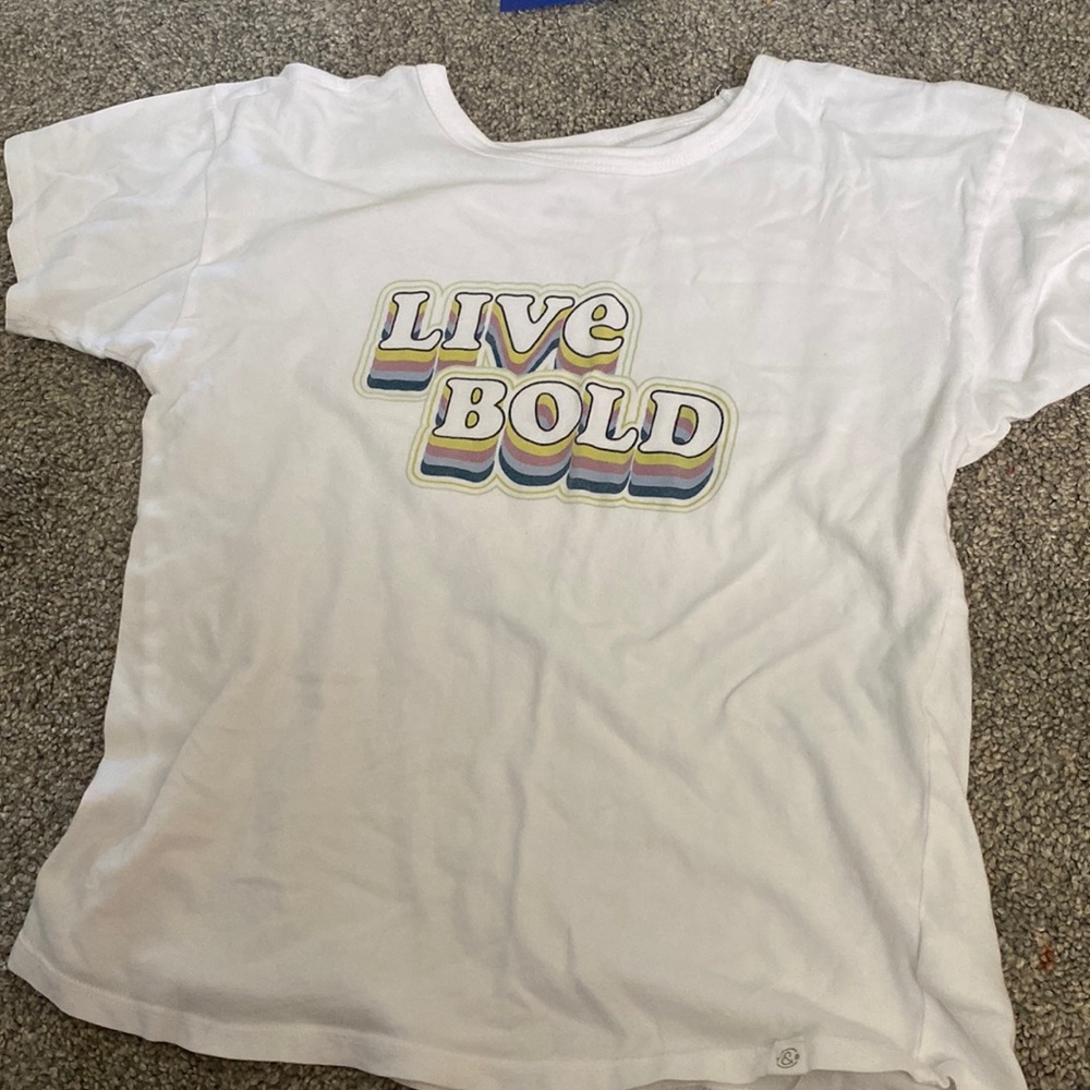 treasure and bond white shirt